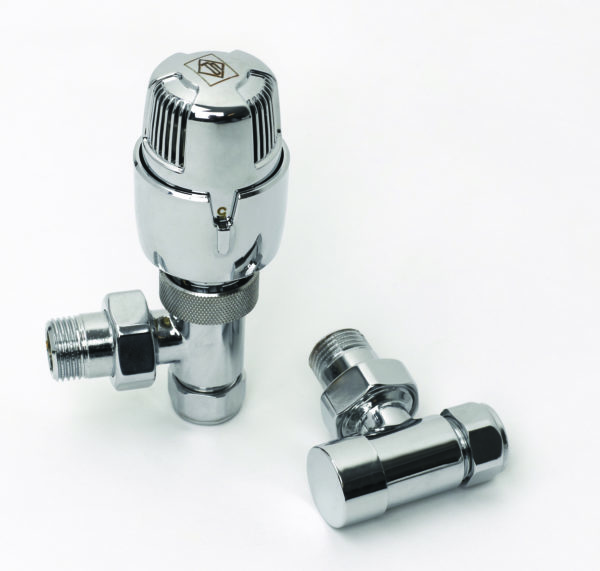 Wallace and Squires New Studio Angled TRV  Valve 15mm