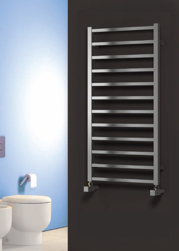 Reina Arden 500 X 500 Satin Stainless Steel Towel Radiator