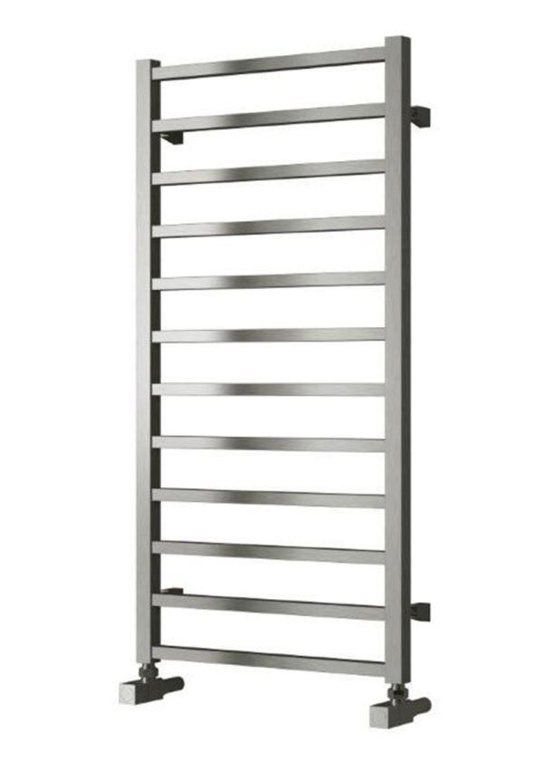 Reina Arden 500 X 500 Satin Stainless Steel Towel Radiator - Image 2