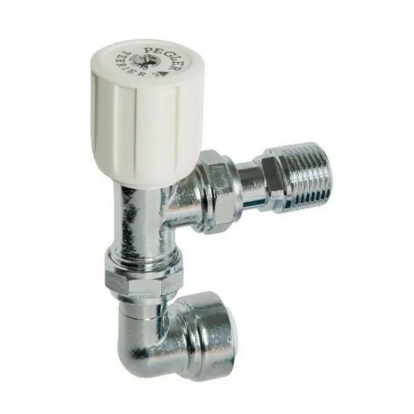 Pegler Yorkshire Terrier 367 PushFit Elbow Angled White Chrome Plated