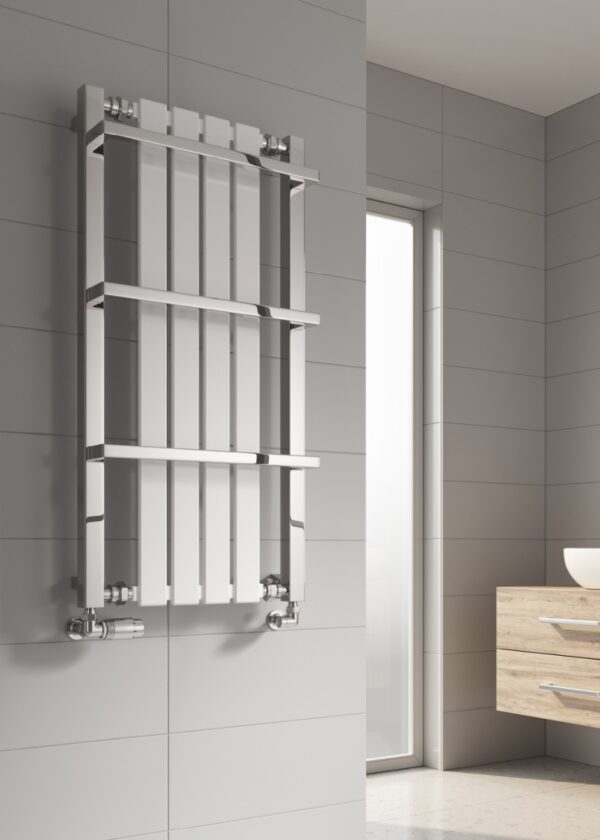 Reina Ashen White 1000 x 490 Designer Radiator - Image 2